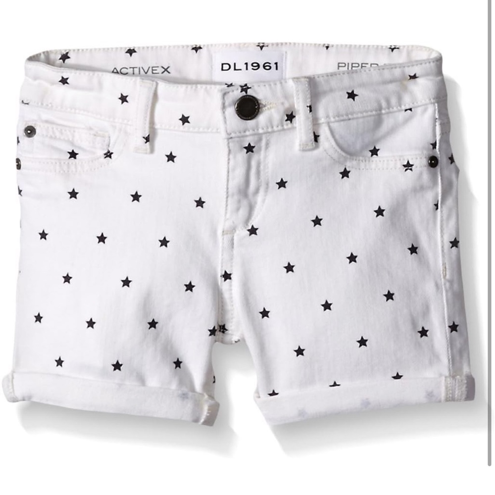 DL1961 Little Piper Girls Star Print Shorts